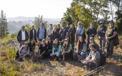 Consejo Consultivo Mixto de Campus Naturaleza visita experiencia de restauración ecológica en Parque Nonguén